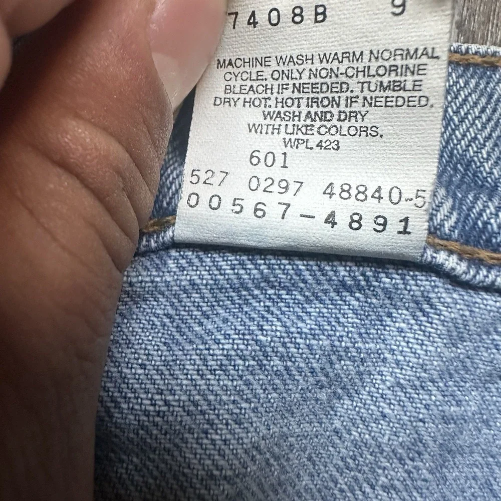 Vintage Levis 567 Jeans Mens 36x34 Blue Baggy 90s Made USA Loose Extra Wide Le